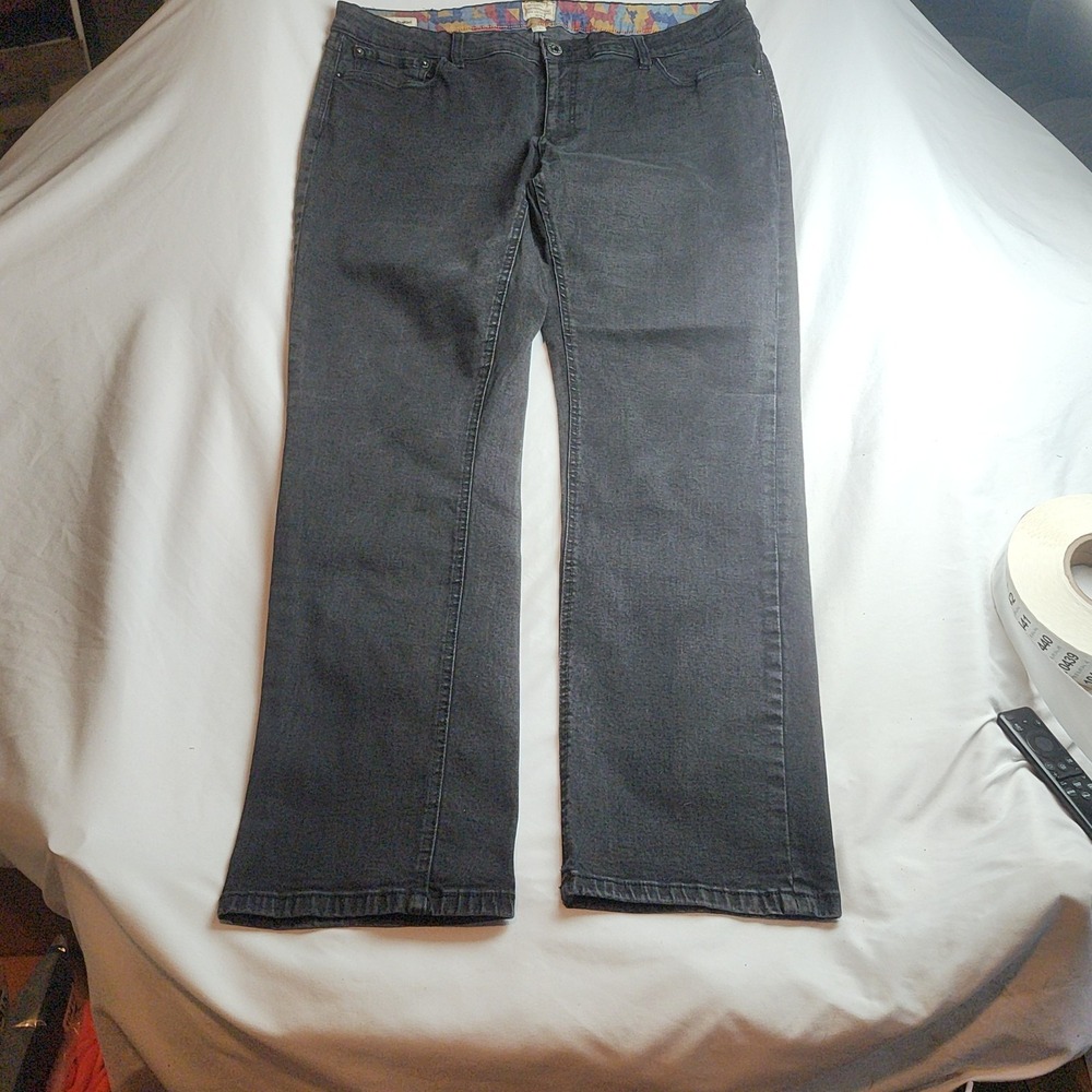 Weatherproof Vintage Straight Fit Jeans Faded Black Men's Size 40 x 32